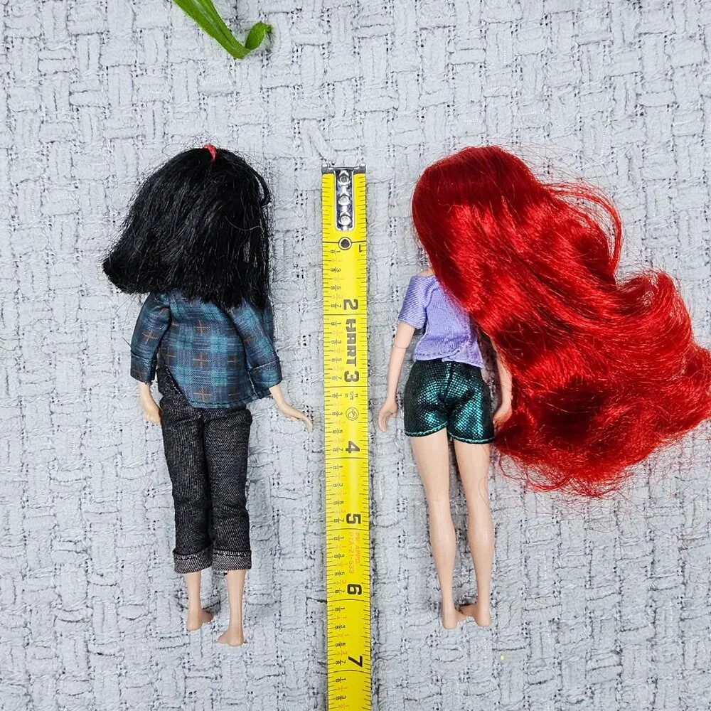 Disney Comfy Princesses Dolls Mulan & Ariel Ralph Breaks the Internet 6.5”